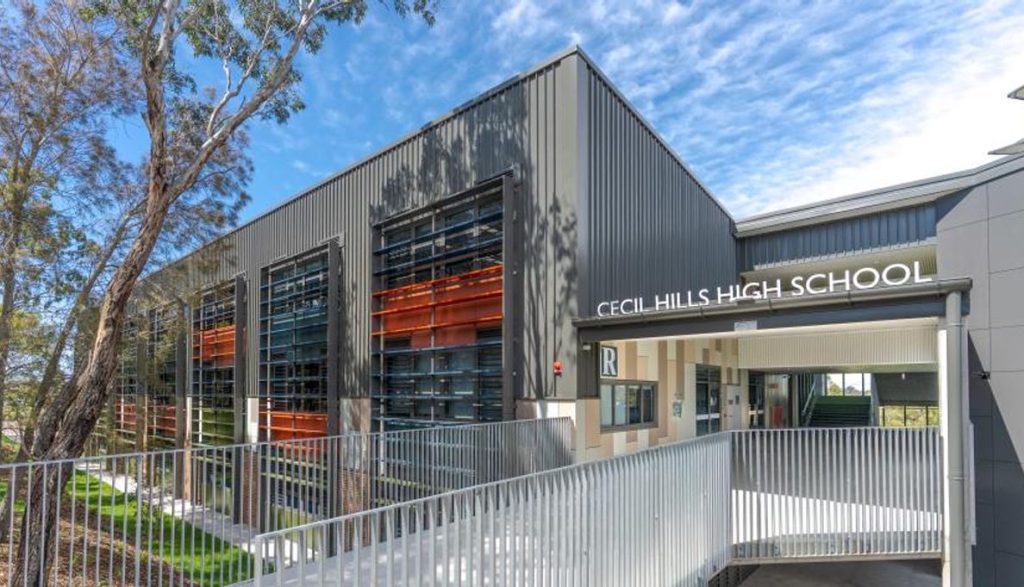 Cecil Hills High School Pedestrian Fencing Guard-R Group