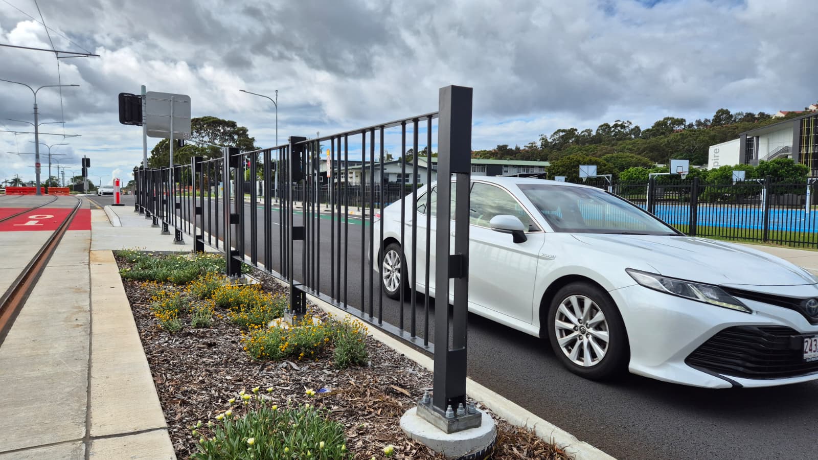 Type 1 Pedestrian Fencing Gold Coast Light Rail Project