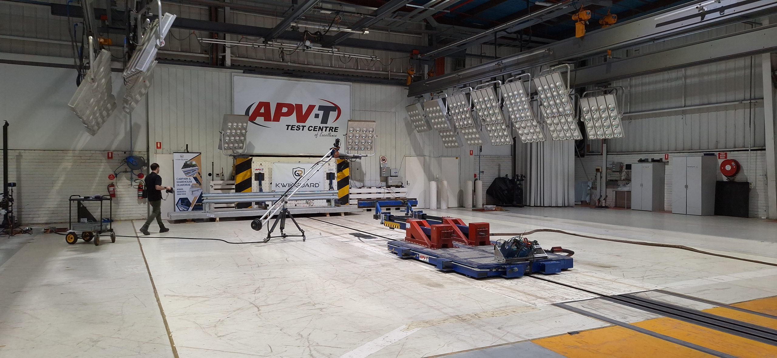 Kwik-Guard Crash Testing Guardrail Facility