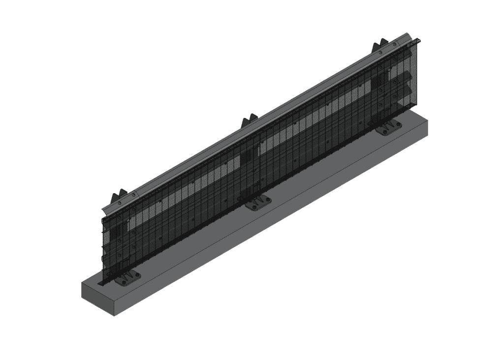 Kwik-Guard® Double Height Top Mount Class 4 | Guard-R Group